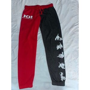 101 Dalmatians‎ Lounge Pants Joggers Women's Red Gray Puppies